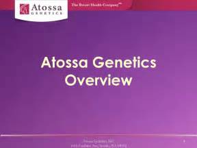 atossa genetics conference call